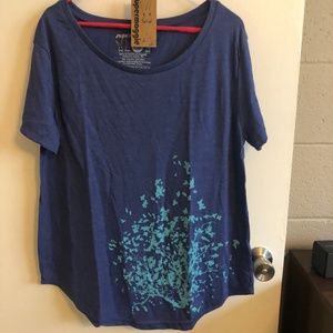 Supermaggie Flock Nancy Tee in Blue